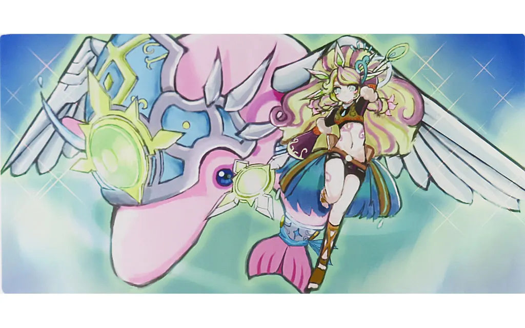 【遊戯王】プレイマット 影霊獣使い-セフィラウェンディ(川井るか) 強欲で謙虚なイベント TURN5/だし用おがくず