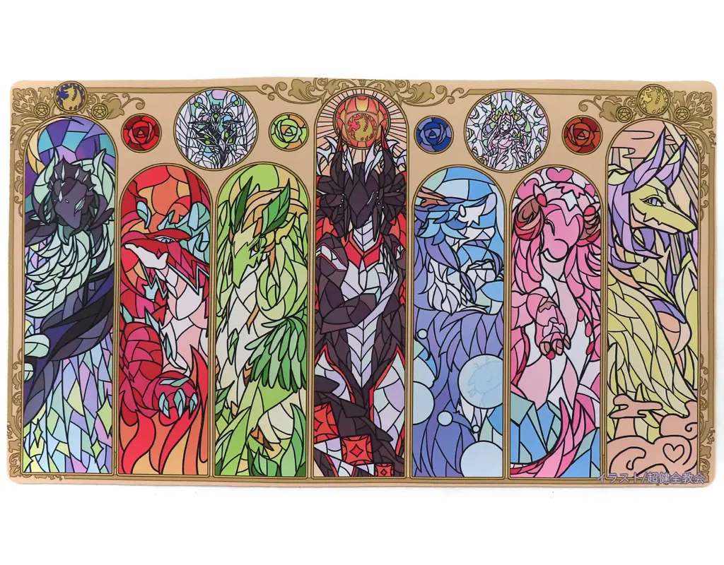 【遊戯王】プレイマット ドラゴンメイド(みやじ) 強欲で謙虚なイベント TURN18/超健全教会