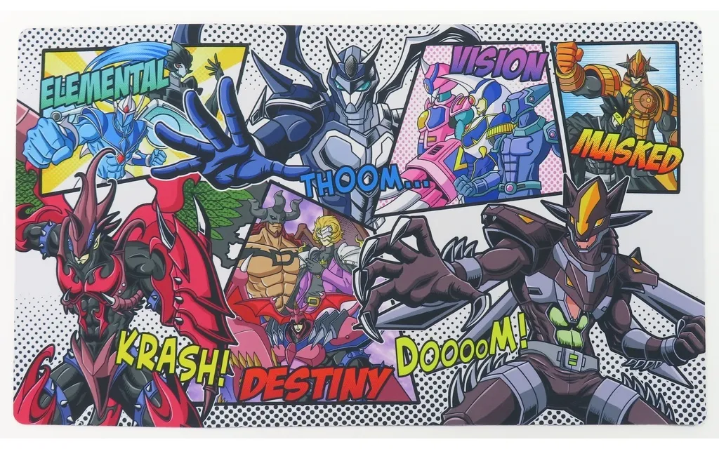 【遊戯王】プレイマット HERO集合プレイマット 枠なし(あいかわ) 2026年7月Web頒布/あいかわ