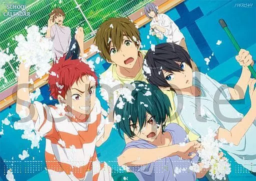 ハイ☆スピード！　ポスター　カレンダー 駿河屋 -<中古>映画 ハイ☆スピード!-Free! Starting Days- 2017年度