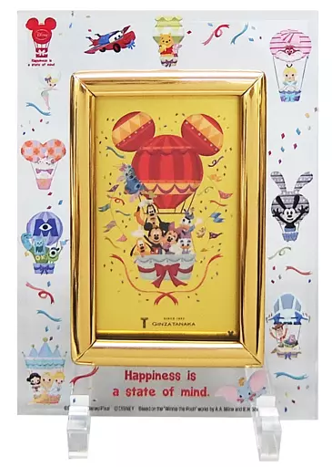GINZA TANAKA ディズニー 2014年 純金カレンダー1g 京都370☆GINZA TANAKA 純金 1g ディズニー Disney カレンダー 2014年