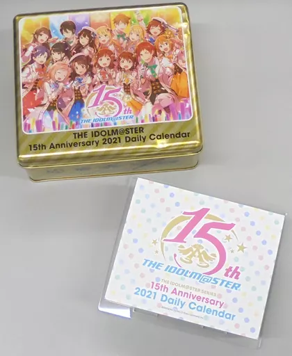 アイドルマスターシリーズ15周年記念 2021年版日めくりカレンダー 缶入り豪華版