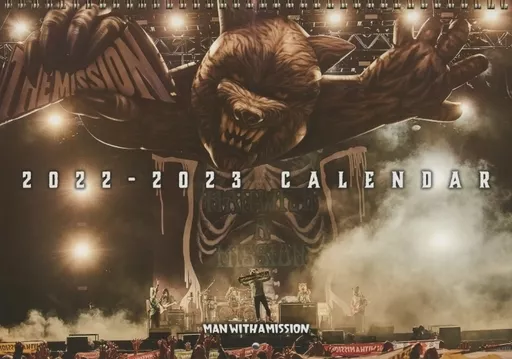 [単品] MAN WITH A MISSION 2022年1月-2023年1月 壁掛け(2013年1月：カミカゼ・ボーイ)