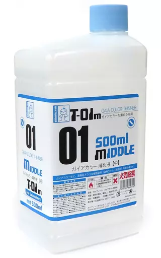 塗料・工具　T-01M ガイアカラー薄め液(中) 500ml [86071]