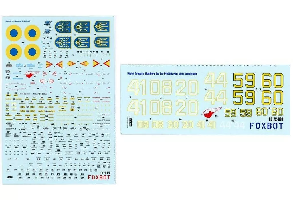 1/72 Su-24M/MR ウクライナ空軍 (デジタル迷彩)w/データステンシルデカール [FXB72-080T]
