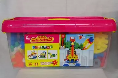 し*ろ様 美品ニューブロック2点セットおまけ付き　①たっぷりセット②工具セット オンライン限定価格】Gakkenニューブロック たっぷりバラエティ