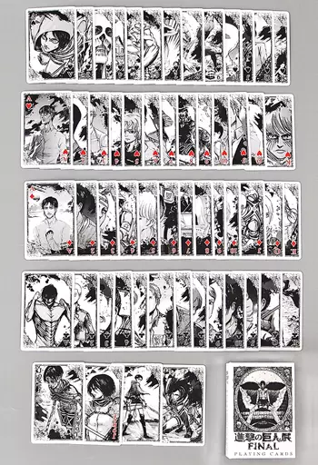 おもちゃ　トランプ 「進撃の巨人」 進撃の巨人展 FINAL限定