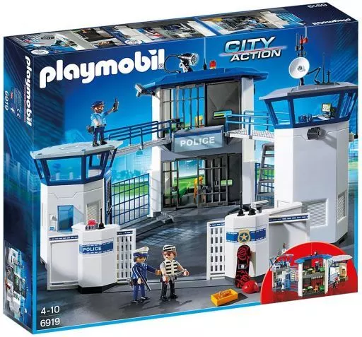 おもちゃ　ポリス 警察署 「playmobil プレイモービル」 6919