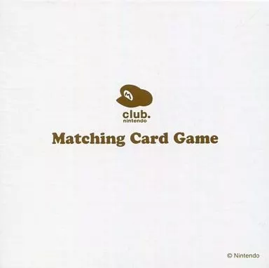 未使用 非売品 クラブニンテンドー マッチング カードゲーム 2025年最新】ニンテンドー マッチングカード ゲームの人気