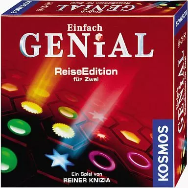 ボードゲーム　頭脳絶好調ミニ ドイツ語版 (Einfach Genial) [日本語訳付き]