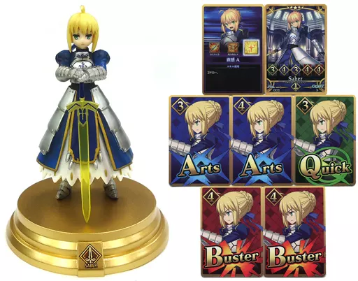 セイバー/アルトリア・ペンドラゴン+スキルカード(直感 A) 「Fate/Grand Order Duel -collection figure- Vol.1」