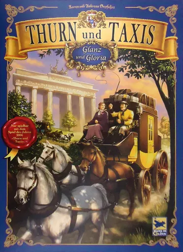 ボードゲーム　[日本語訳無し] 郵便馬車 拡張 北部マップ ドイツ語版 (Thurn und Taxis： Glanz und Gloria)