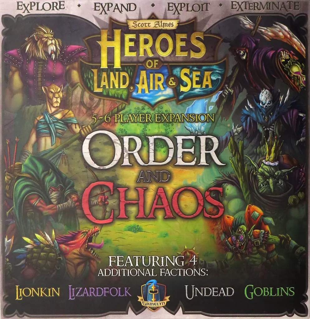 ボードゲーム　ヒーロー・オブ・ランド エア＆シー：オーダー＆カオス 英語版 (Heroes of Land Air ＆ Sea： Order and Chaos)