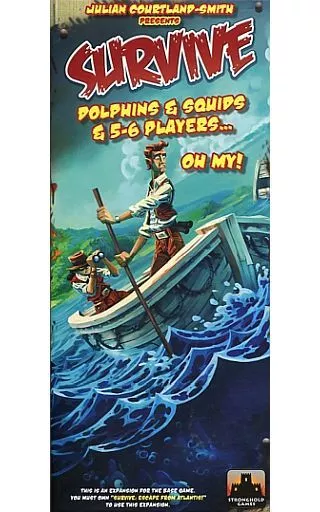 アイランド 拡張セット：イカとイルカと追加プレイヤーキット (Survive： Dolphin ＆ Squid ＆ 5-6 players... Oh my!) [日本語訳付き]