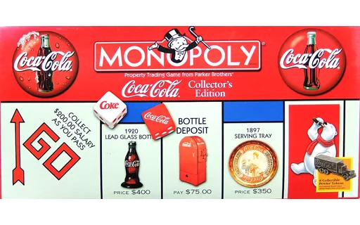 コカ・コーラ公式　モノポリー（Coca-Cola Monopoly） 駿河屋 - 【買取】モノポリー：コカ・コーラ コレクターズ