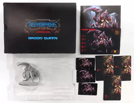 ボードゲーム　[日本語訳無し] ネオモルフォシス：インフェステーション 拡張 ブラッドクイーン (Neo-Morphosis： Infestation ? The Brood Queen Expansion) 駿河屋 -<中古>ネオモルフォシス：インフェステーション 拡張
