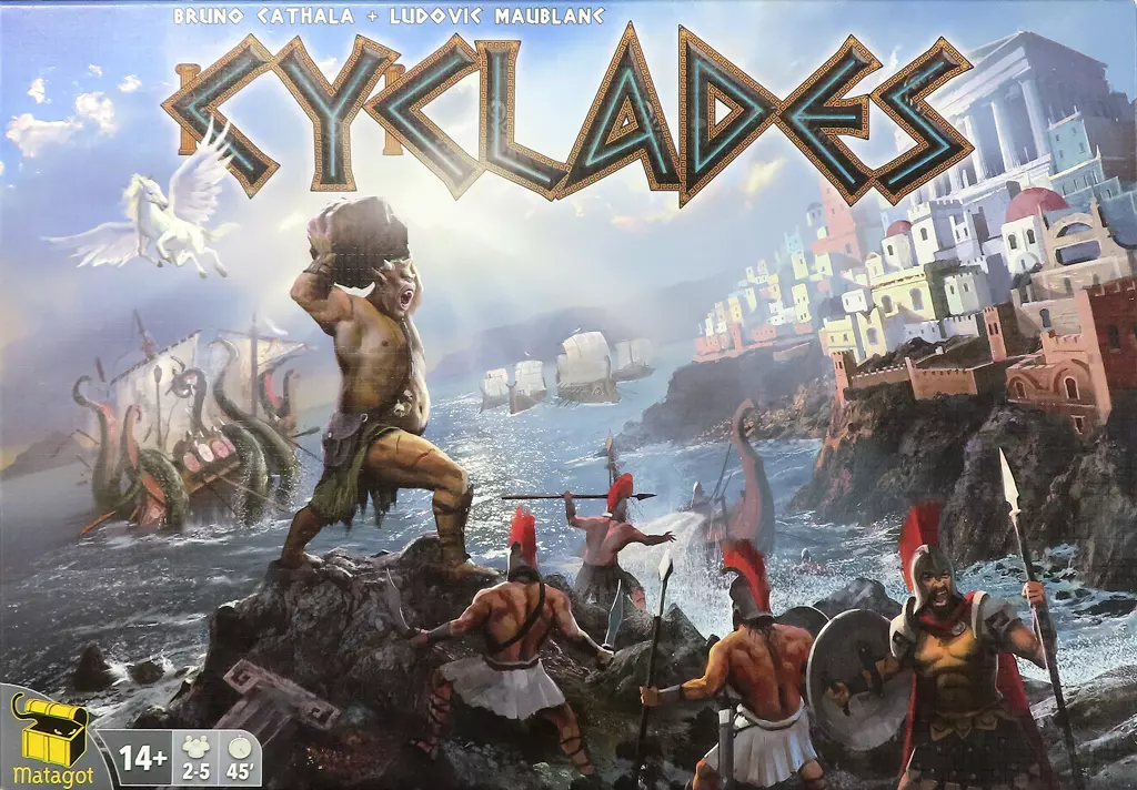 ボードゲーム　[日本語訳無し] キクラデス 多言語版 (Cyclades)