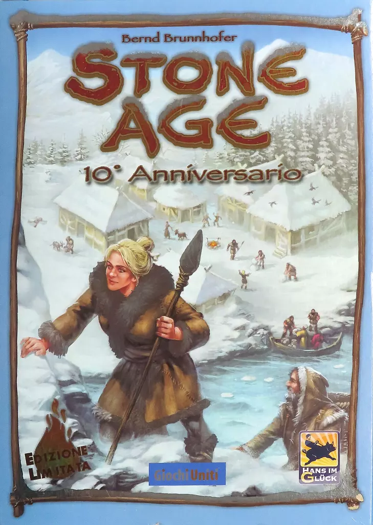 ボードゲーム　ストーンエイジ 10周年記念版 イタリア語版 (Stone Age： 10 Anniversario)