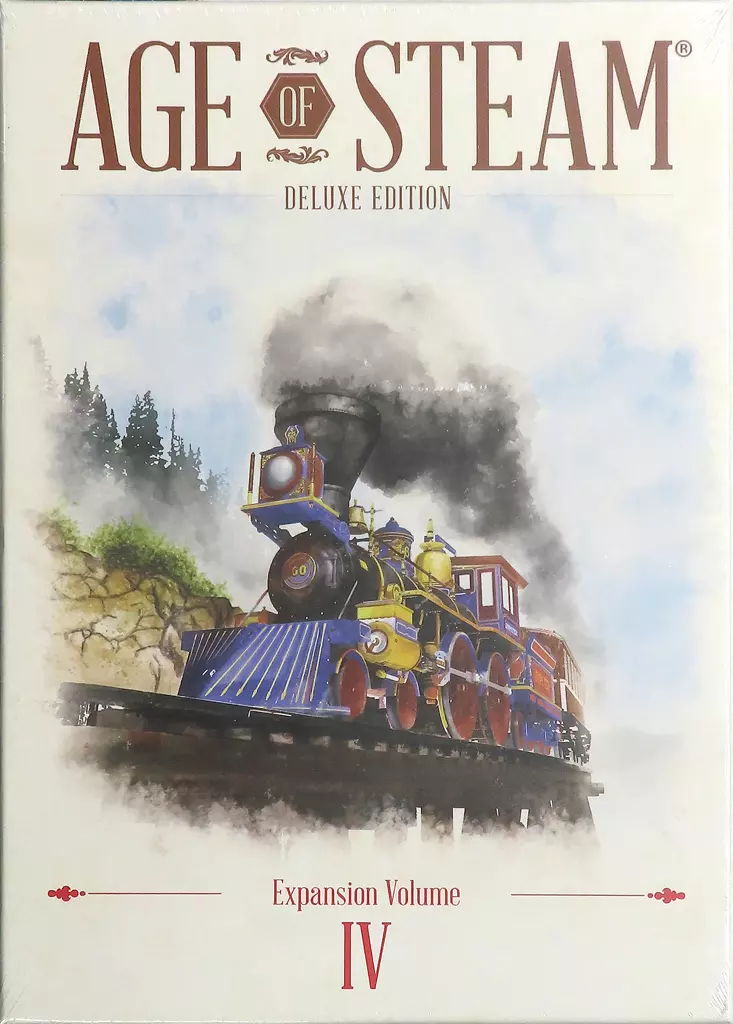 ボードゲーム　[日本語訳無し] 蒸気の時代 デラックス版用拡張マップセットVol.4 英語版 (Age of Steam Deluxe： Expansion Volume IV)