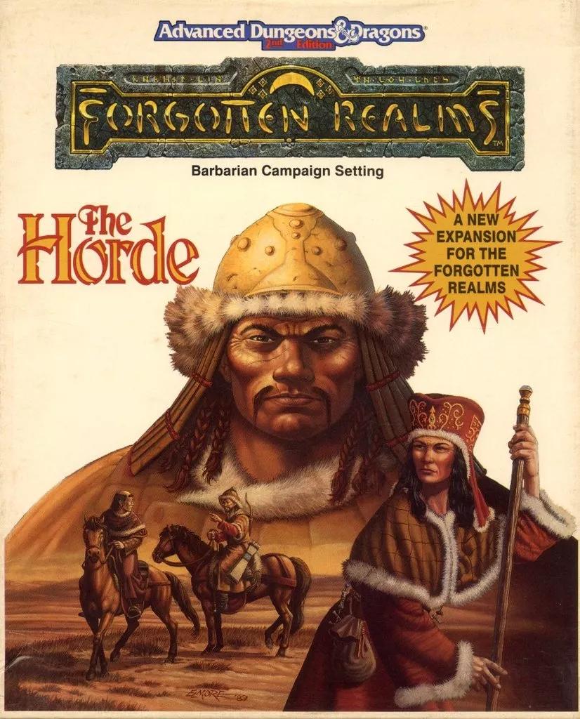 ボードゲーム　Advanced Dungeons ＆ Dragons 2nd Edition キャンペーン Forgotten Realms： The Horde Barbarian Campaign Setting BOX SET