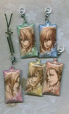 薄桜鬼 ポータブル 携帯窓拭きストラップ 5個セット PSP限定版特典