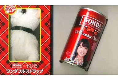 WONDA × AKB48 ニャンダフルストラップ　大島優子 ワンダ×AKB48 ニャンダフルストラップ 大島優子の通販 by リラン's