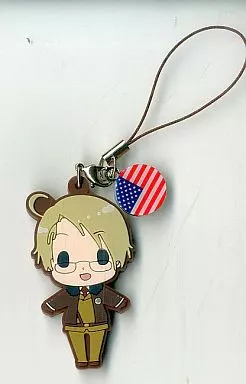 ストラップ(キャラクター)　ヘタリア ラバーストラップコレクション アメリカ