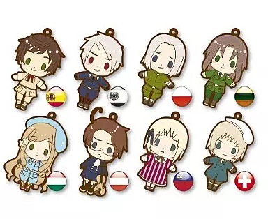 全8種セット 「ラバーストラップコレクション ヘタリア3」