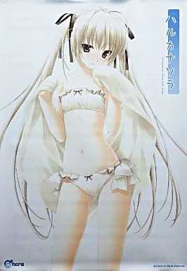 B2お風呂ポスター 春日野穹 「PCソフト ハルカナソラ」 ソフマップ特典