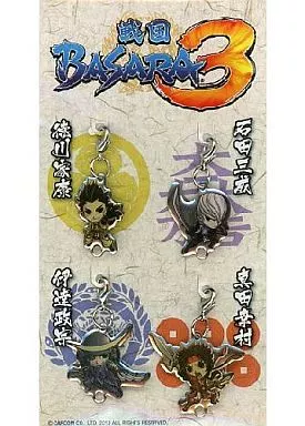 戦国BASARA3 ミニミャラ4連メタルチャームセット イーカプコン限定先着特典
