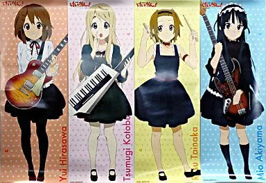 ポスター けいおん!スティックポスター4種セット