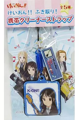 けいおん!! 携帯クリーナーストラップ 全5種セット 駿河屋 -<中古>秋山澪 「けいおん!!」 ふきとり! 携帯クリーナー