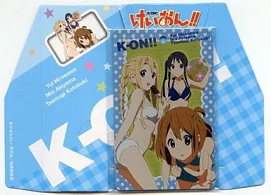 唯＆澪＆紬(水着) 「けいおん!! メタリックプレート2」（チェーン欠品）