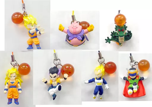 ドラゴンボールZ キャラストラップ 5 全7種セット 駿河屋 -<中古>全7種セット ドラゴンボールZ DBキャラストラップ