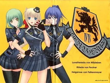ツェルベルス大隊3人娘 マイクロファイバークリーナー「マブラヴ オルタネイティヴ クロニクルズ02『ツェルベルス』セット」_image