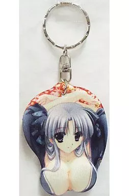 [単品]神楽幻想譚～妖かしの姫～ 葛城弥生 おっぱいマスコット型キーホルダー 「C79 神楽幻想譚冬コミセット2010」