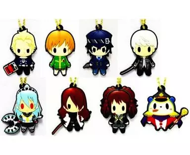全8種セット 「D4 ペルソナ4 ジ・アルティメット イン マヨナカアリーナ ラバーキーホルダーコレクション Vol.1」