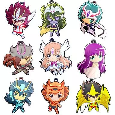 全9種セット 「できゅーと 聖闘士星矢Ω トレーディングラバーストラップ」