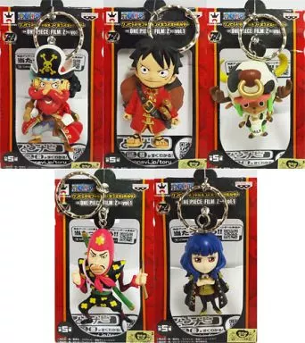 レア ワンピース デフォルメキーホルダーセット 全5種コンプ ワンピース グッズ デフォルメフィギュアキーホルダー ONE PIECE FILM