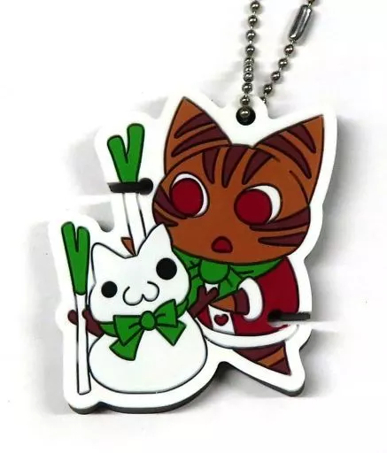 ねぎ＆雪だるま クリスマスストラップ 「クリオ寝子」