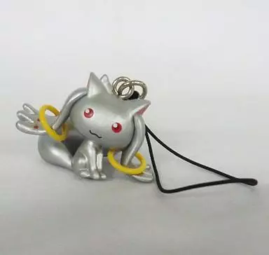 キュゥべえ(銀) 携帯クリーナー付フィギュアストラップ 「魔法少女まどか☆マギカ」 BOX購入特典