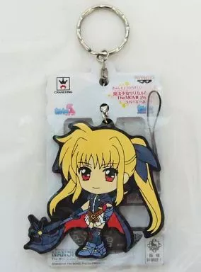 フェイト・テスタロッサ(バリアジャケットver.) ラバーストラップ きゅんキャラいらすとれーしょんず 「魔法少女リリカルなのは The MOVIE 2nd A’s」