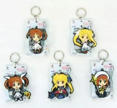 全5種セット ラバーストラップ きゅんキャラいらすとれーしょんず 「魔法少女リリカルなのは The MOVIE 2nd A’s」