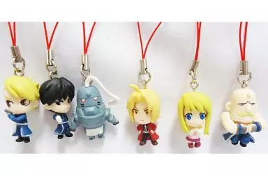 全6種セット 「鋼の錬金術師 嘆きの丘の聖なる星 フィギュアストラップ」 ファミリーマート＆am/pm限定 アサヒ飲料対象商品購入特典