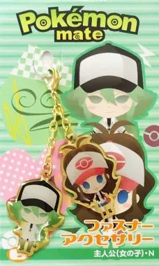 B.主人公(女の子)＆N ファスナーアクセサリー 「ポケットモンスター ポケモンメイト」