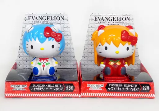 エヴァンゲリオン  キティちゃんコラボ ソーラー首振りフィギア エヴァンゲリオン キティちゃんコラボ ソーラー首振りフィギア 送料
