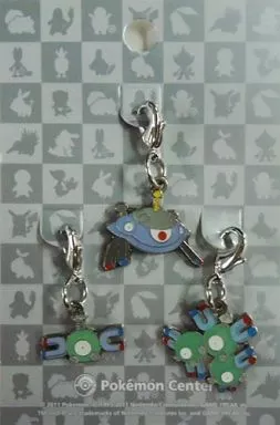 081.コイル＆082.レアコイル＆462.ジバコイル 全国ずかんメタルチャーム(3個セット) 「ポケットモンスター」 ポケモンセンター限定