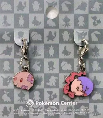 517.ムンナ＆518.ムシャーナ 全国ずかんメタルチャーム(2個セット) 「ポケットモンスター」 ポケモンセンター限定