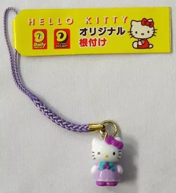 ハローキティ　根付　デイリーヤマザキコラボ　　2004年 2004年製 ハローキティ 伊豆限定 河津桜バージョン 根付 タグ付き未