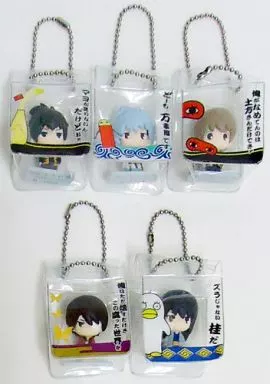 銀魂 PAKUPAKU キーホルダー 全5種セット 駿河屋 -<中古>全5種セット 「PAKUPAKU 銀魂」（キーホルダー